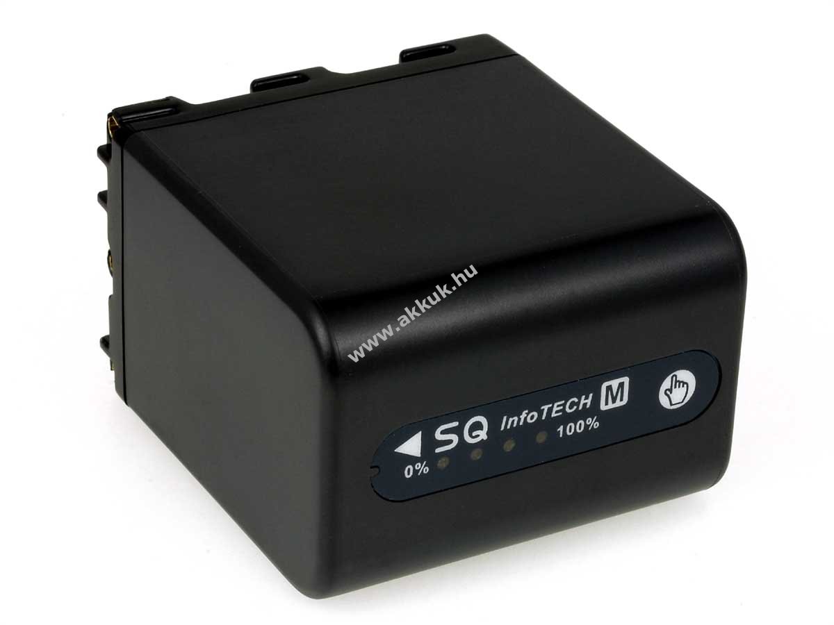 Helyettesítő akku Sony Videokamera DCR-TRV10 4200mAh antracit (LED kijelzős)