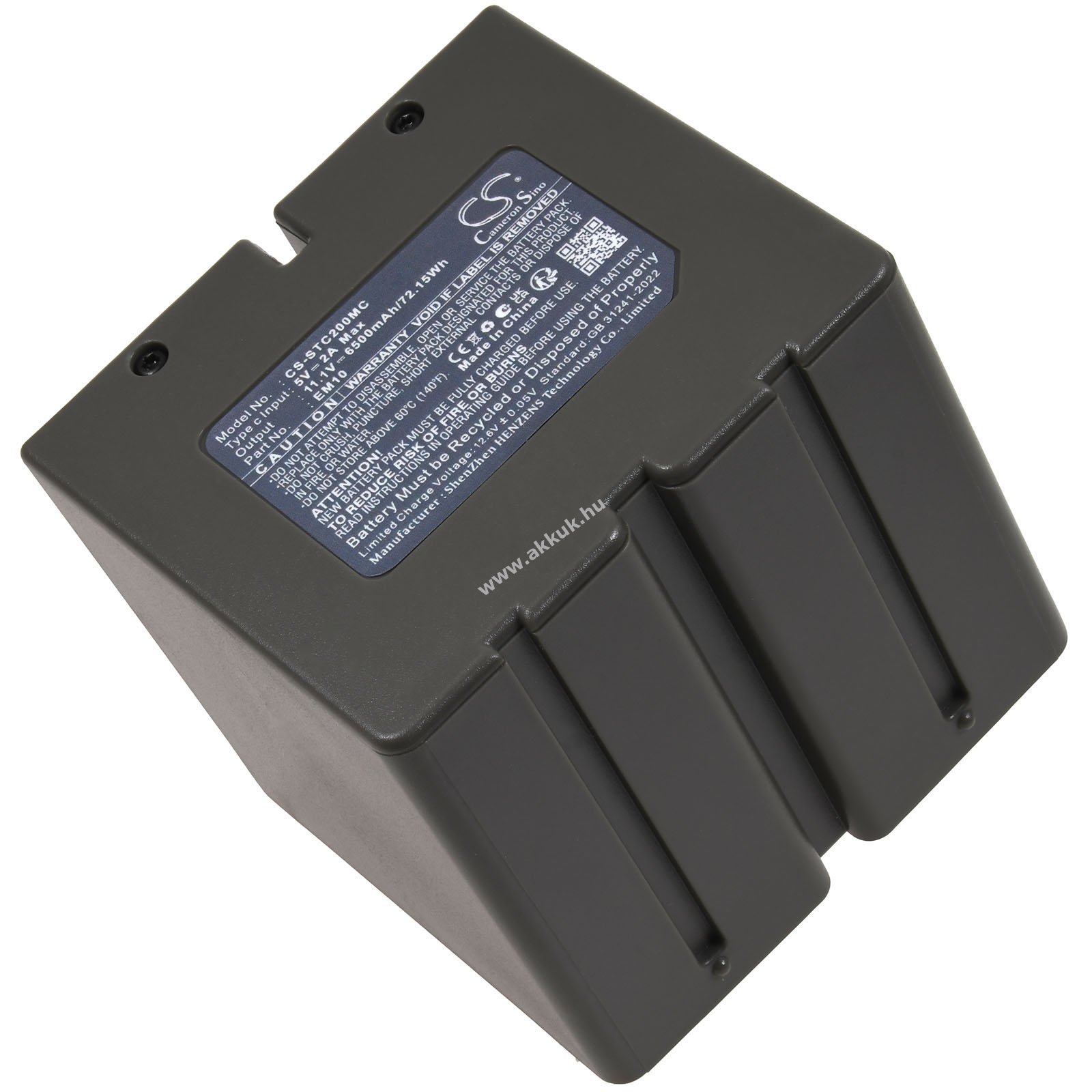 Stealth Cam STC-RVLRP2 helyettesítő vadkamera akku 11,1V 6500mAh 72Wh Li-Ion