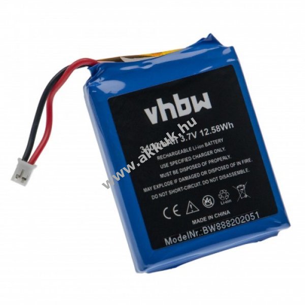 Helyettesítõ akku Technaxx TX-59+ kamera típus TE4653 3400mAh