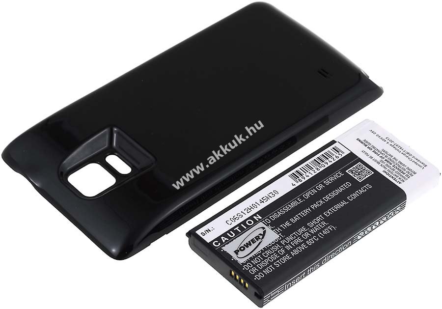 Helyettesítő akku Samsung SM-N910 6400mAh fekete
