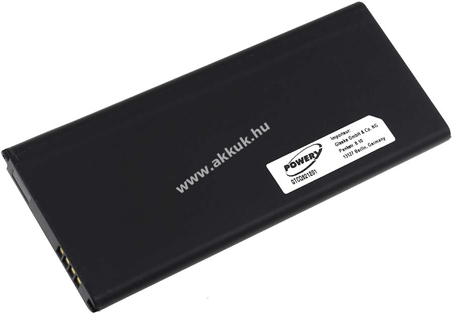 Helyettesítő akku Samsung SM-N910W8 NFC-Chip
