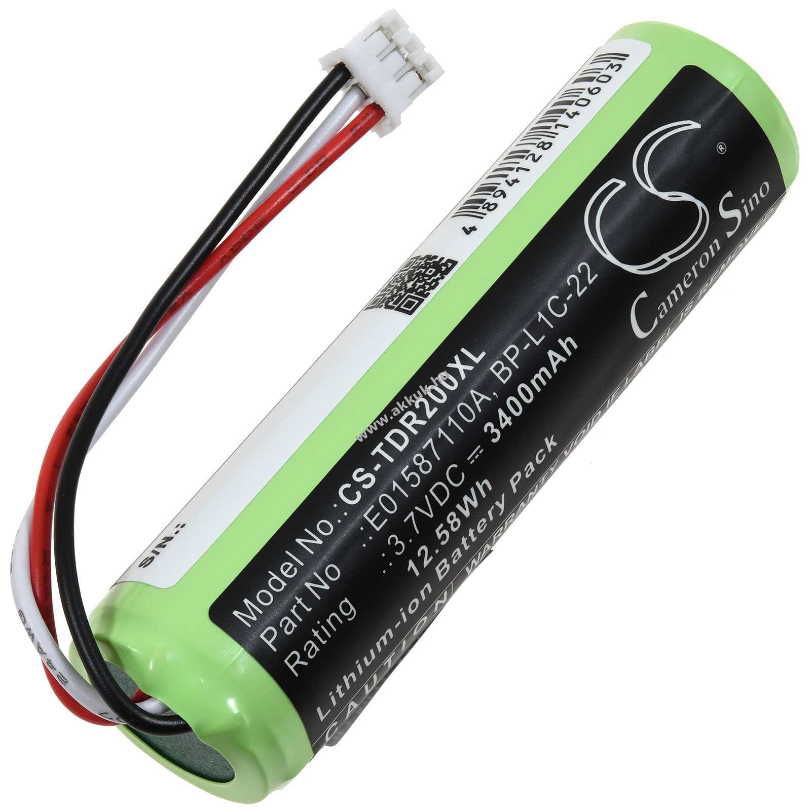 Powery Erős Helyettesítő Akku Tascam Típus E01587110a