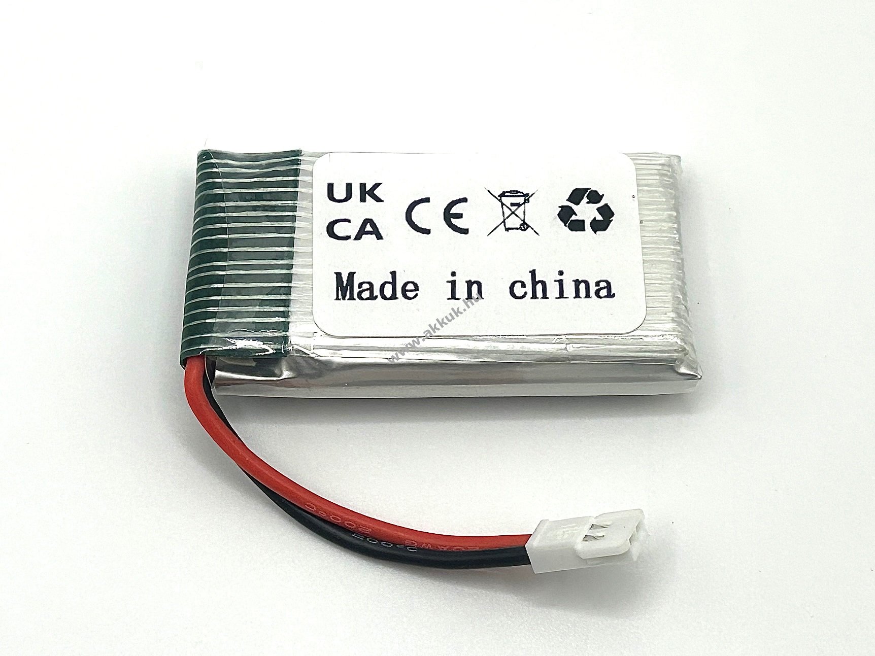 Helyettesítõ akku RC modellekhez 3,7V, Li-Polymer, 600mAh, Walkera csatlakozó