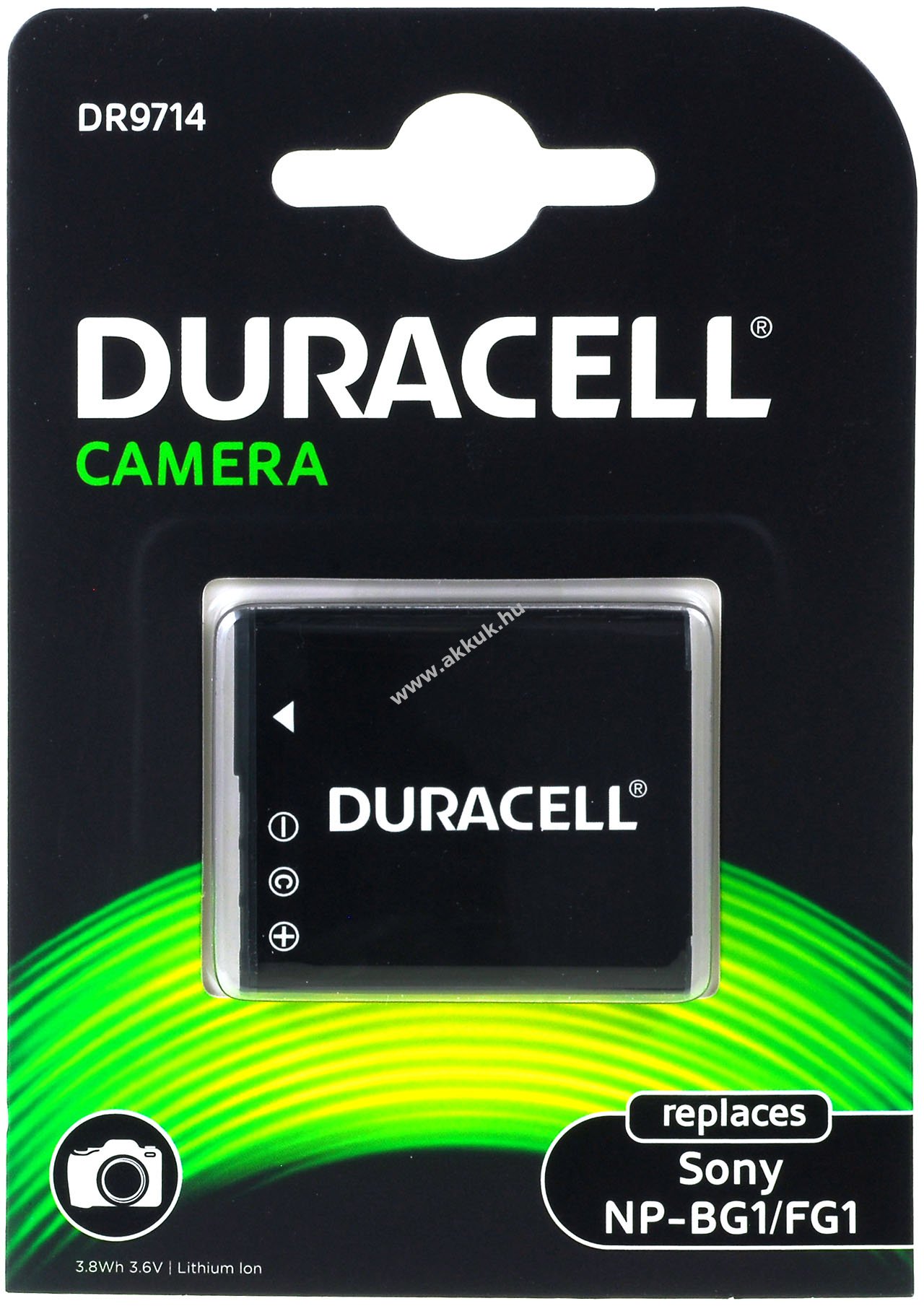 Duracell fényképezőgép akku Sony Cyber-shot DSC-H3/B (Prémium termék)