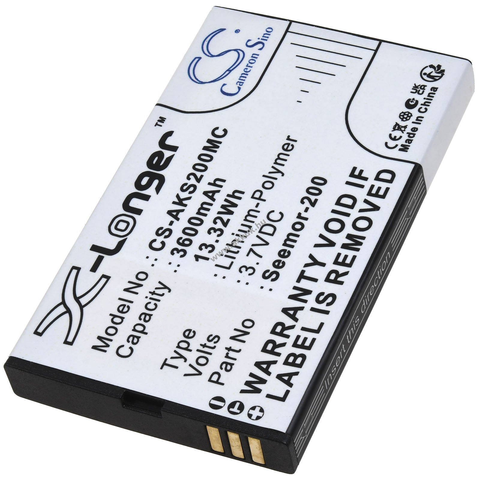 Akaso Seemor 200 helyettesítő éjjellátó távcső akku 3,7V 3600mAh 13Wh Li-Ion