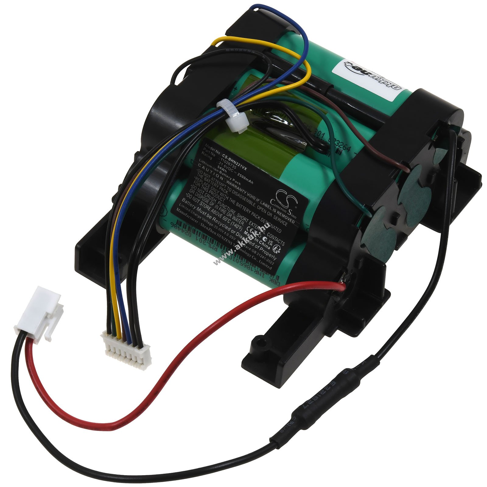 Bosch BBHL2214 helyettesítő porszívó akku 21,6V 2500mAh 54Wh Li-Ion