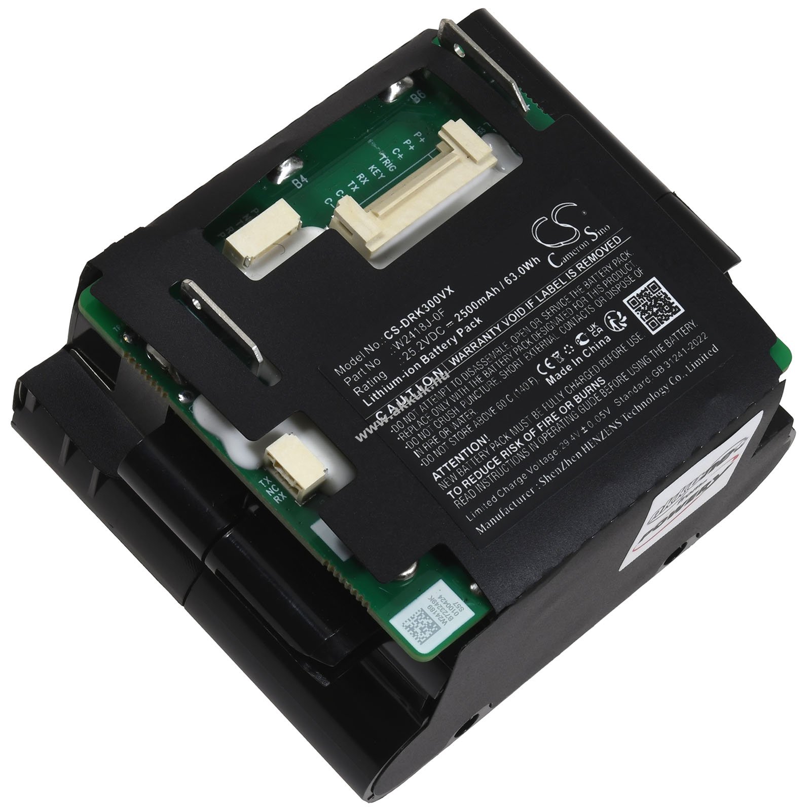 Kompatibilis akku Dreame típus W2418J-0F