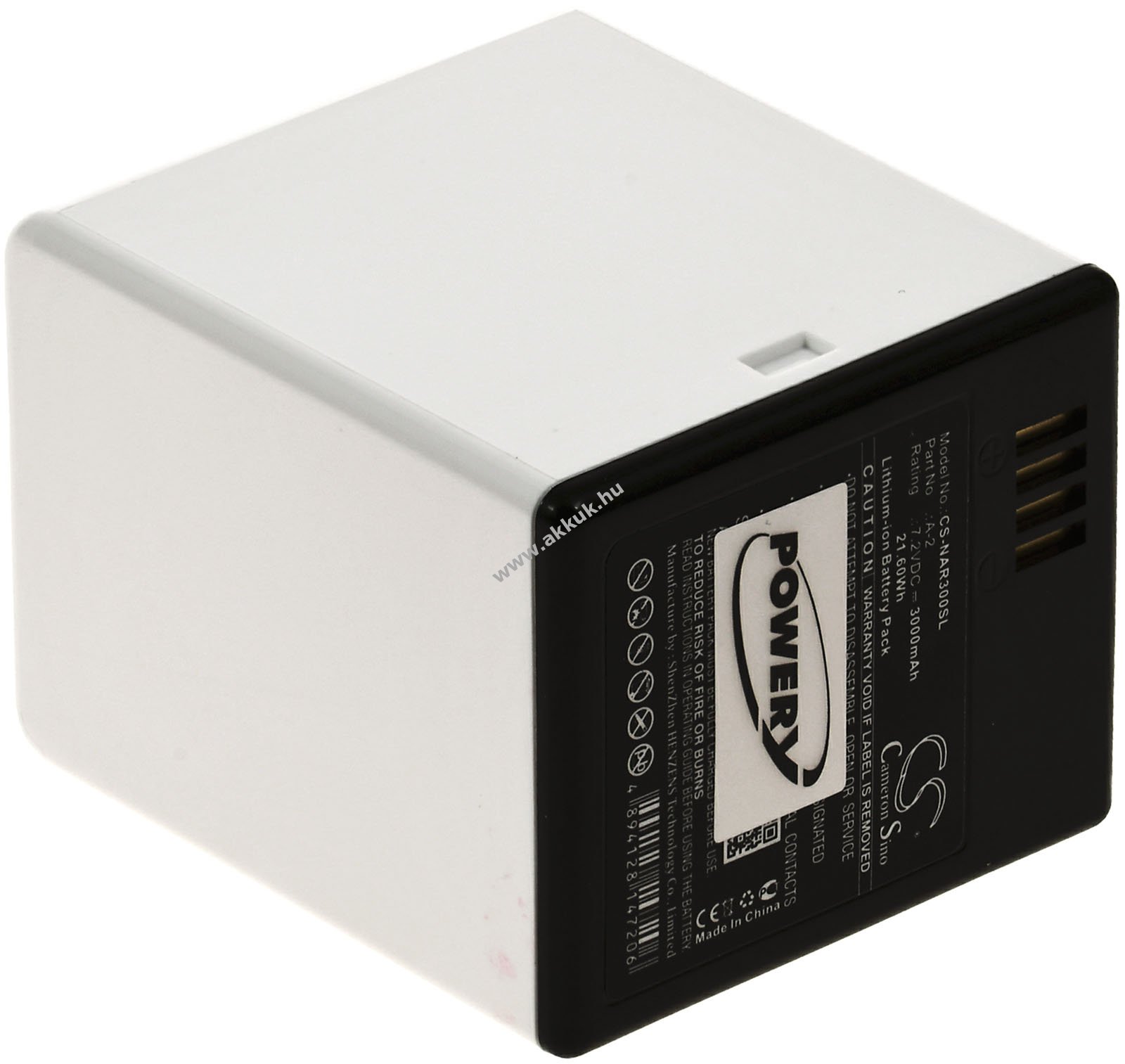 Helyettesítő kül és beltéri időjárásálló biztonsági kamera akku Netgear VMA4410