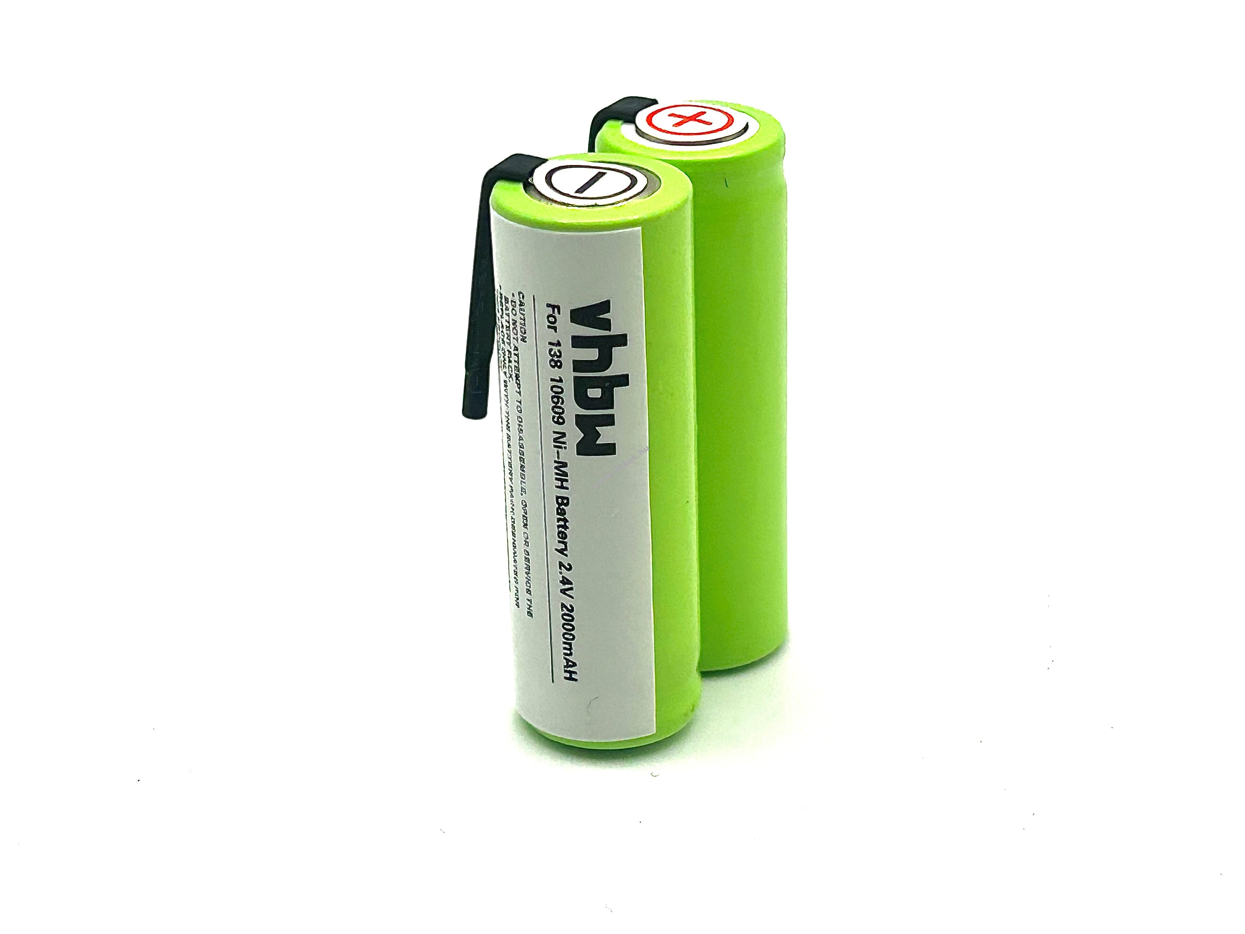 Helyettesítõ akku Philips HQ6852 2.4V, 2000mAh - Kiárusítás!