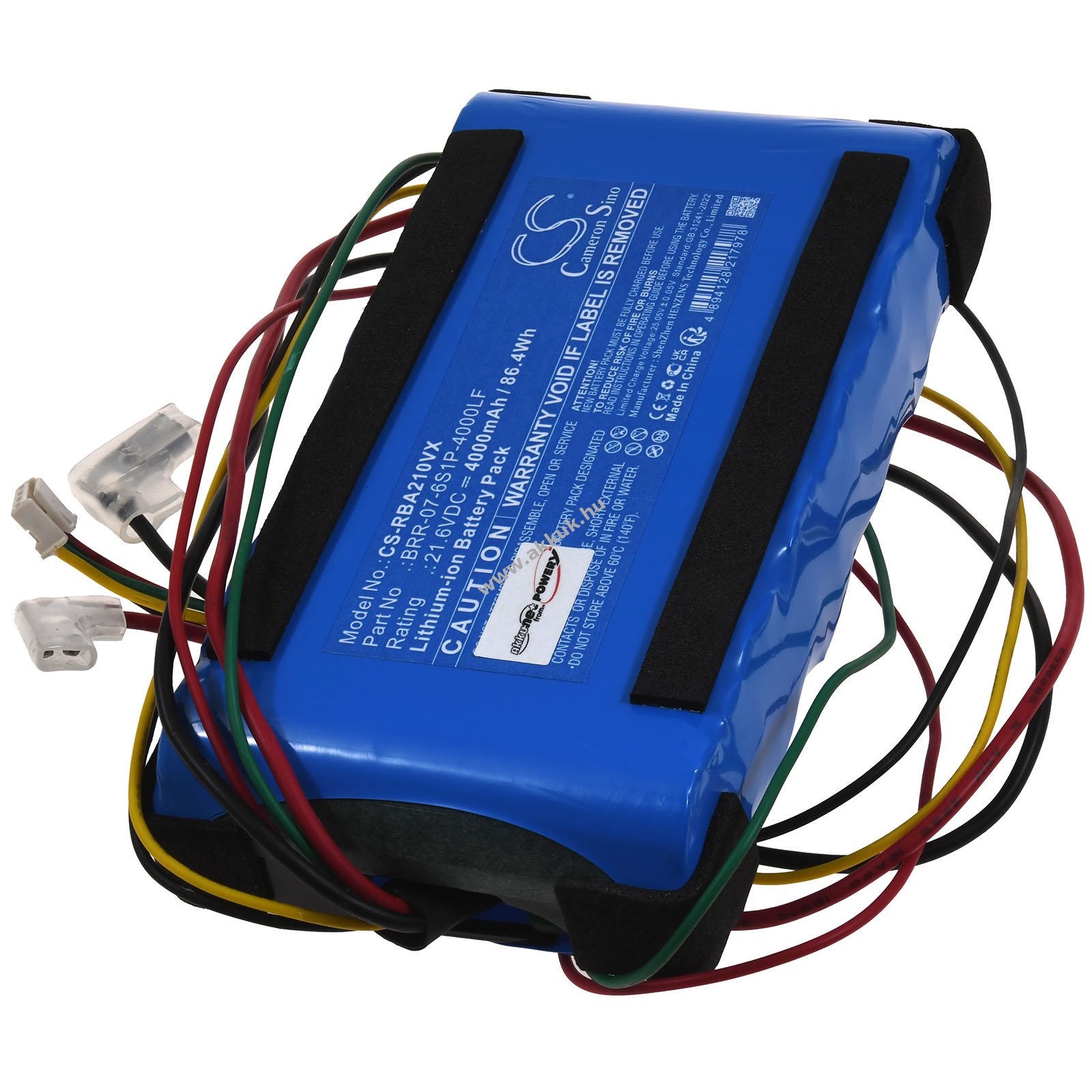Kompatibilis akku Roborock típus BRR-07-6S1P-4000LF