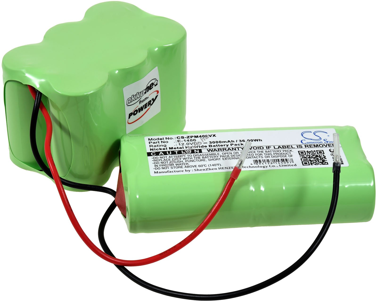 Helyettesítő porszívó akku Zepter Turbohandy 2 in 1