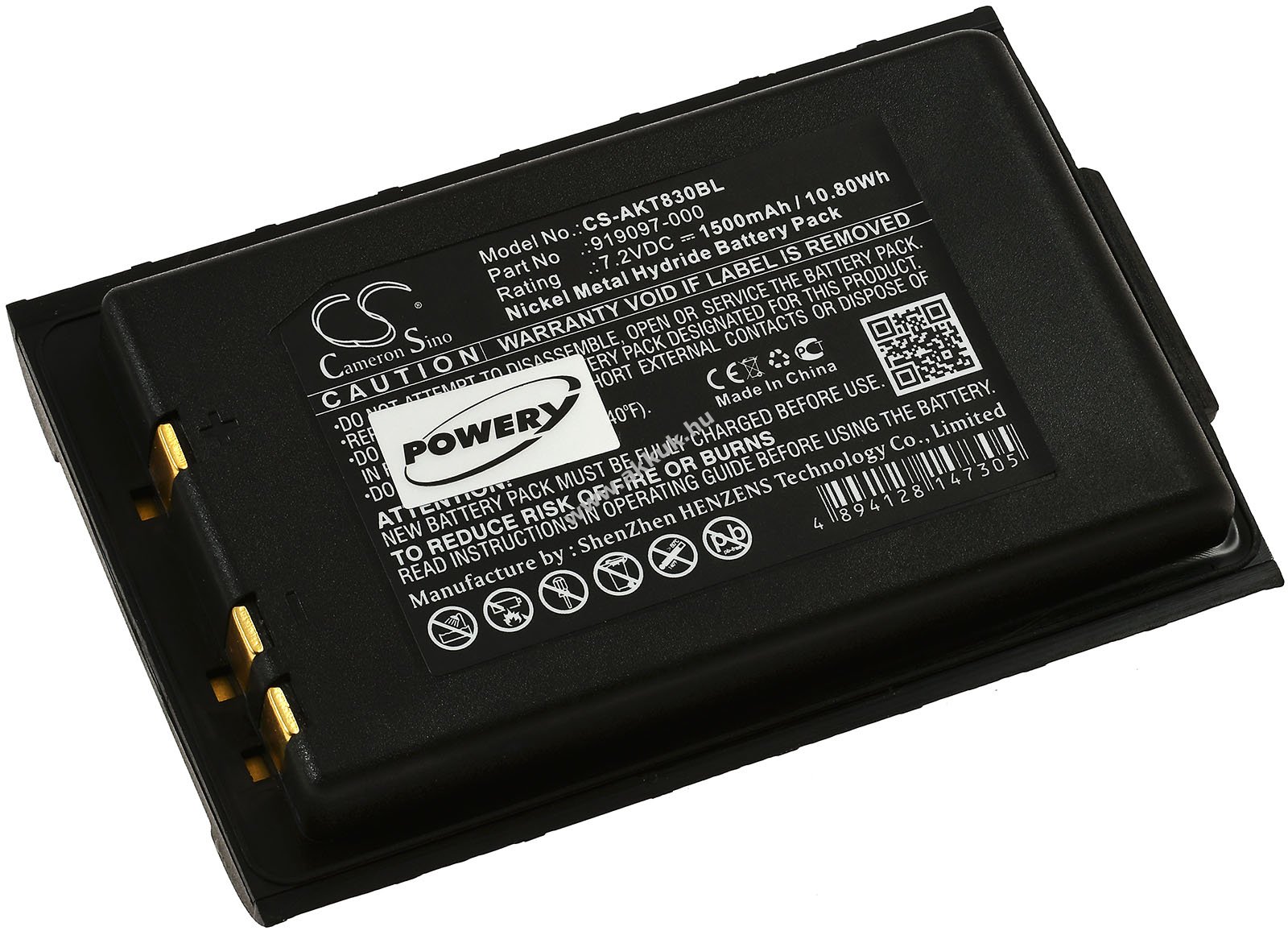 Helyettesítő darutávirányító akku Akerströms MC83, MC93, MC95