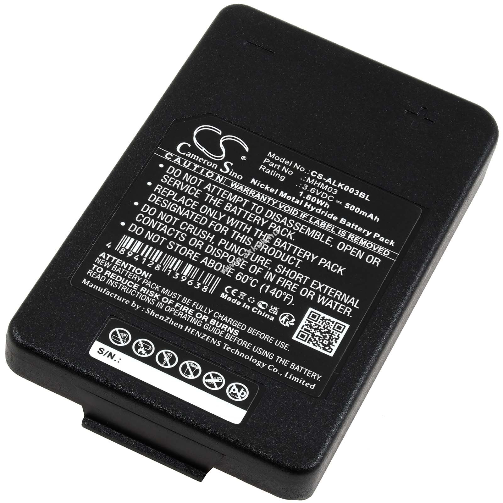 Helyettesítő akku Autec típus R0BATT00E11A0