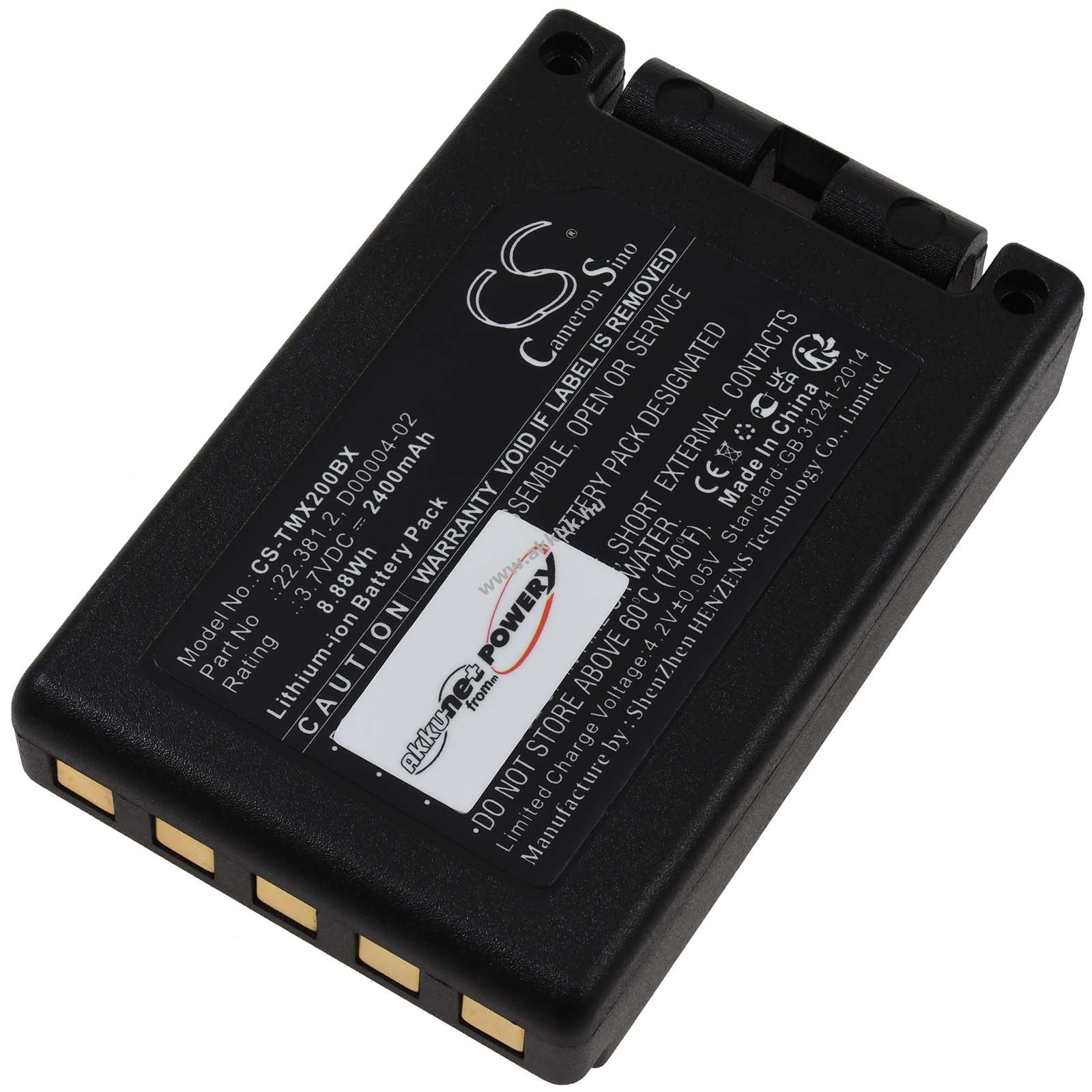 Helyettesítő Teleradio típus M245060 akku