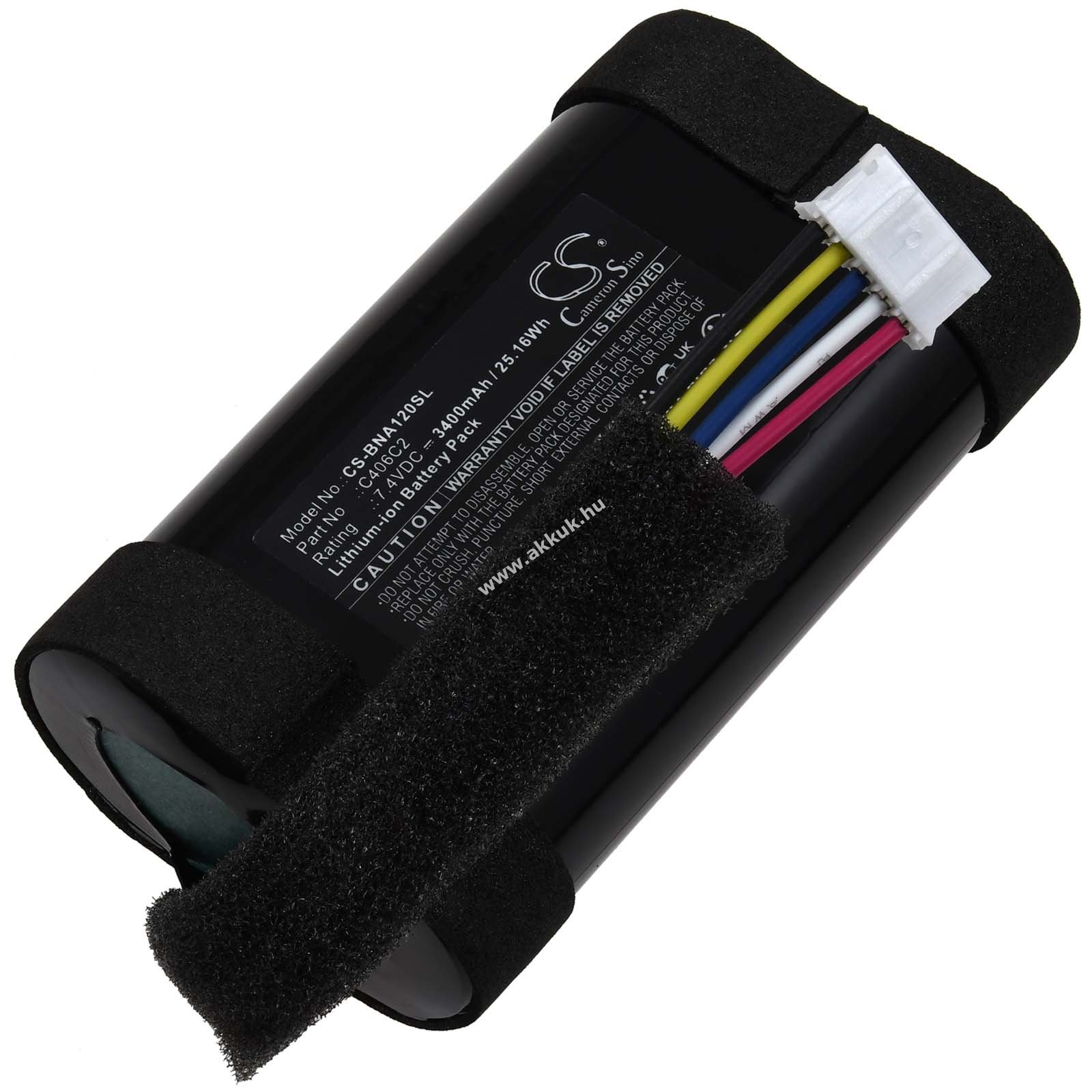 Helyettesítő akku Bang & Olufsen típus C406C2