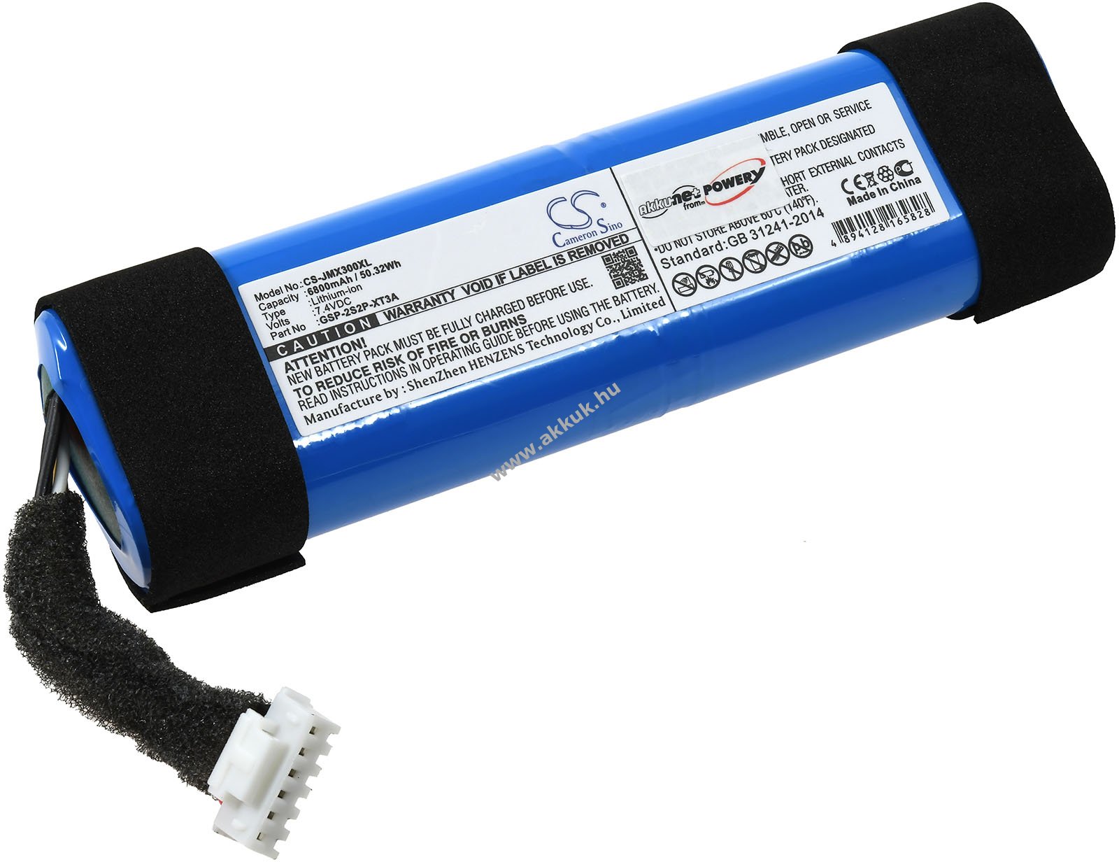 Erős helyettesítő hangszóró akku JBL Xtreme 3