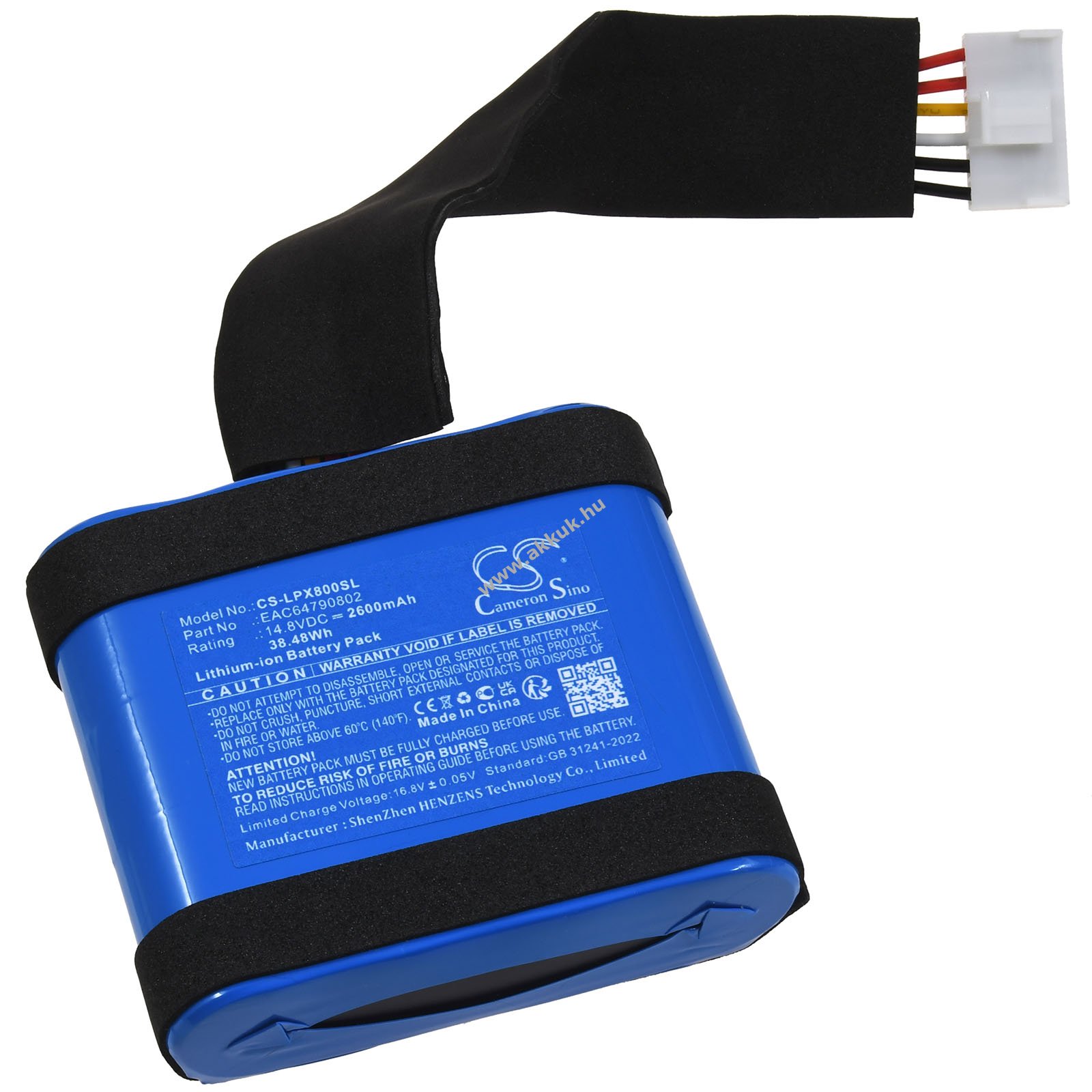 Kompatibilis akku LG típus EAC64790802