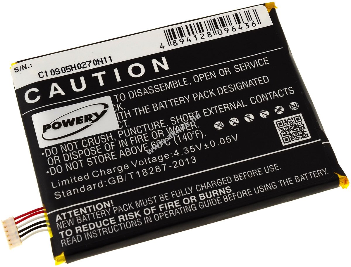 Helyettesítő akku Alcatel OT-7045Y 3000mAh Li-Polymer