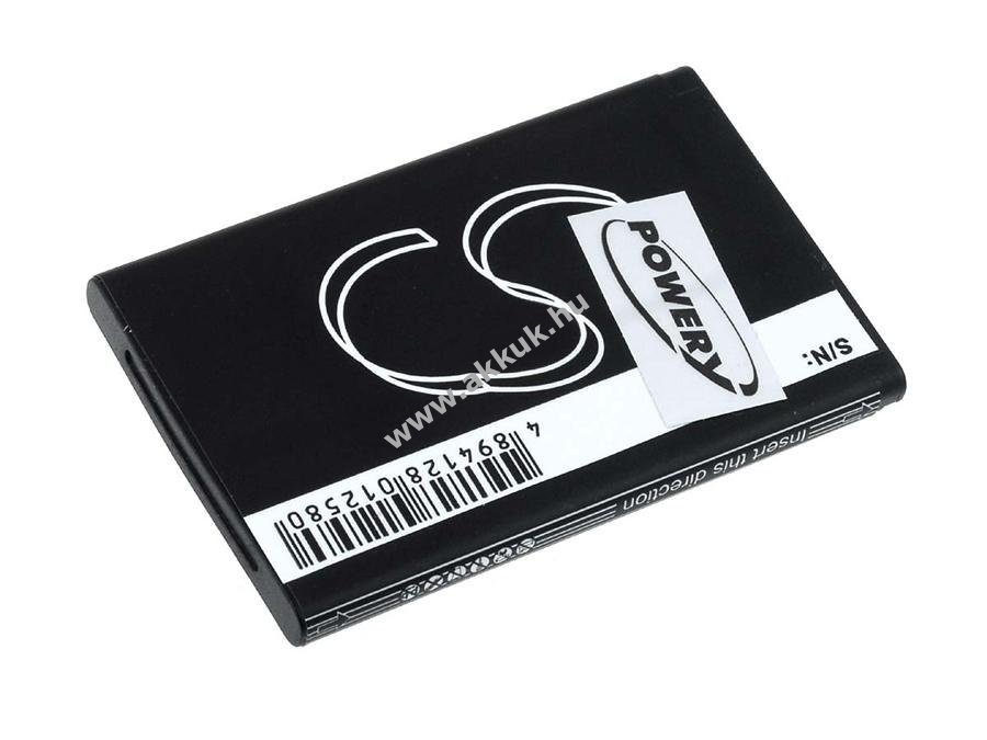 Helyettesítő akku Alcatel One Touch OT-E100 650mAh Li-Ion