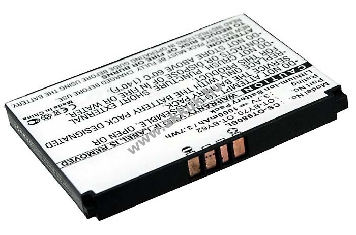 Helyettesítő akku Alcatel típus CAB3170000C1 1000mAh Li-Ion