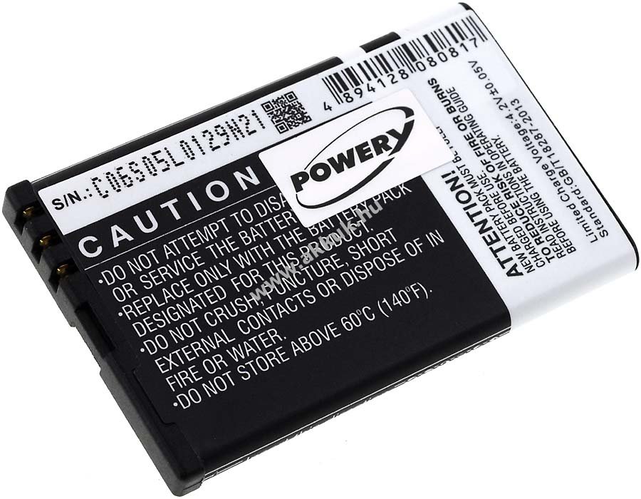 Helyettesítő akku Beafon típus 5234551S1P 1100mAh Li-Ion