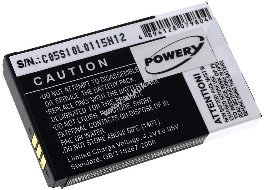 Helyettesítő akku Caterpillar CAT típus UP073450AL 1450mAh Li-Ion