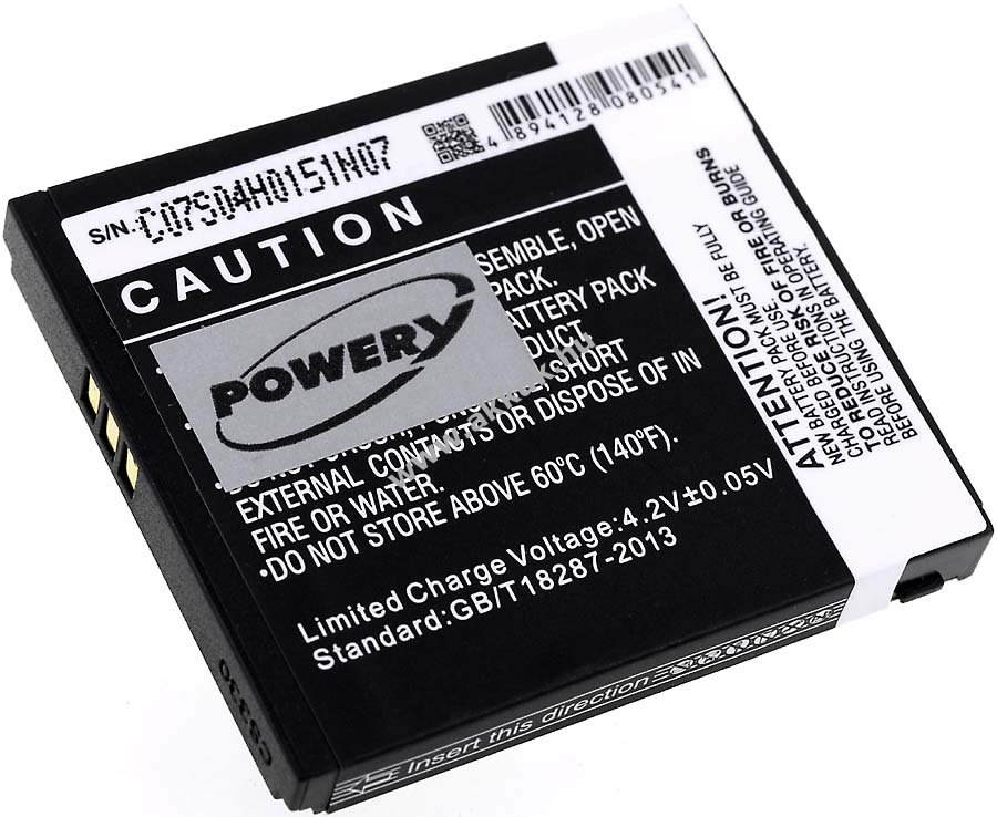 Helyettesítő akku Doro PhoneEasy 606 800mAh Li-Ion