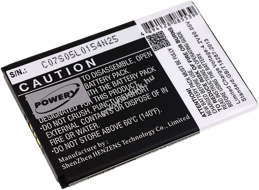 Helyettesítő akku Doro Liberto 810 1500mAh Li-Ion