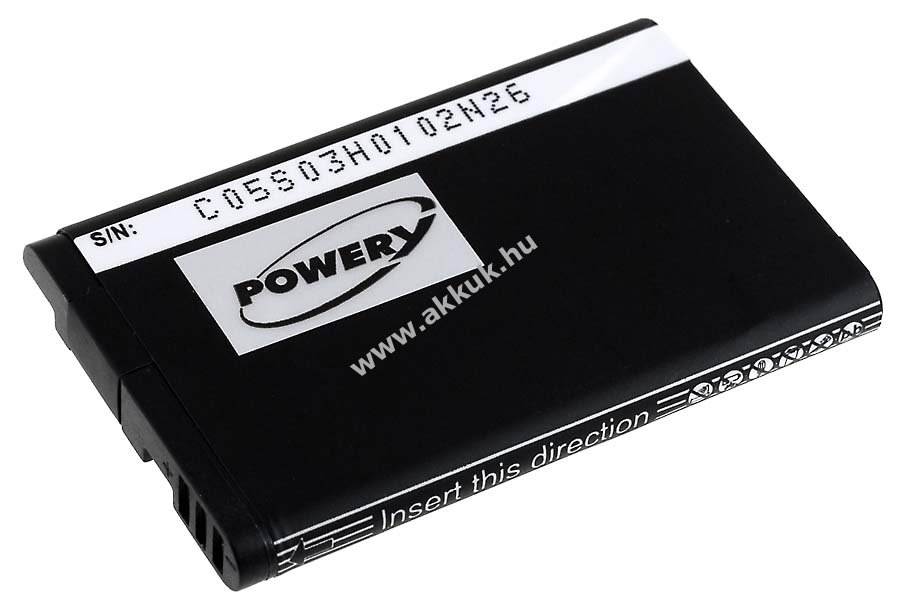 Helyettesítő mobiltelefon akku Emporia V66 / V66_001 / VF4 1050mAh Li-Ion