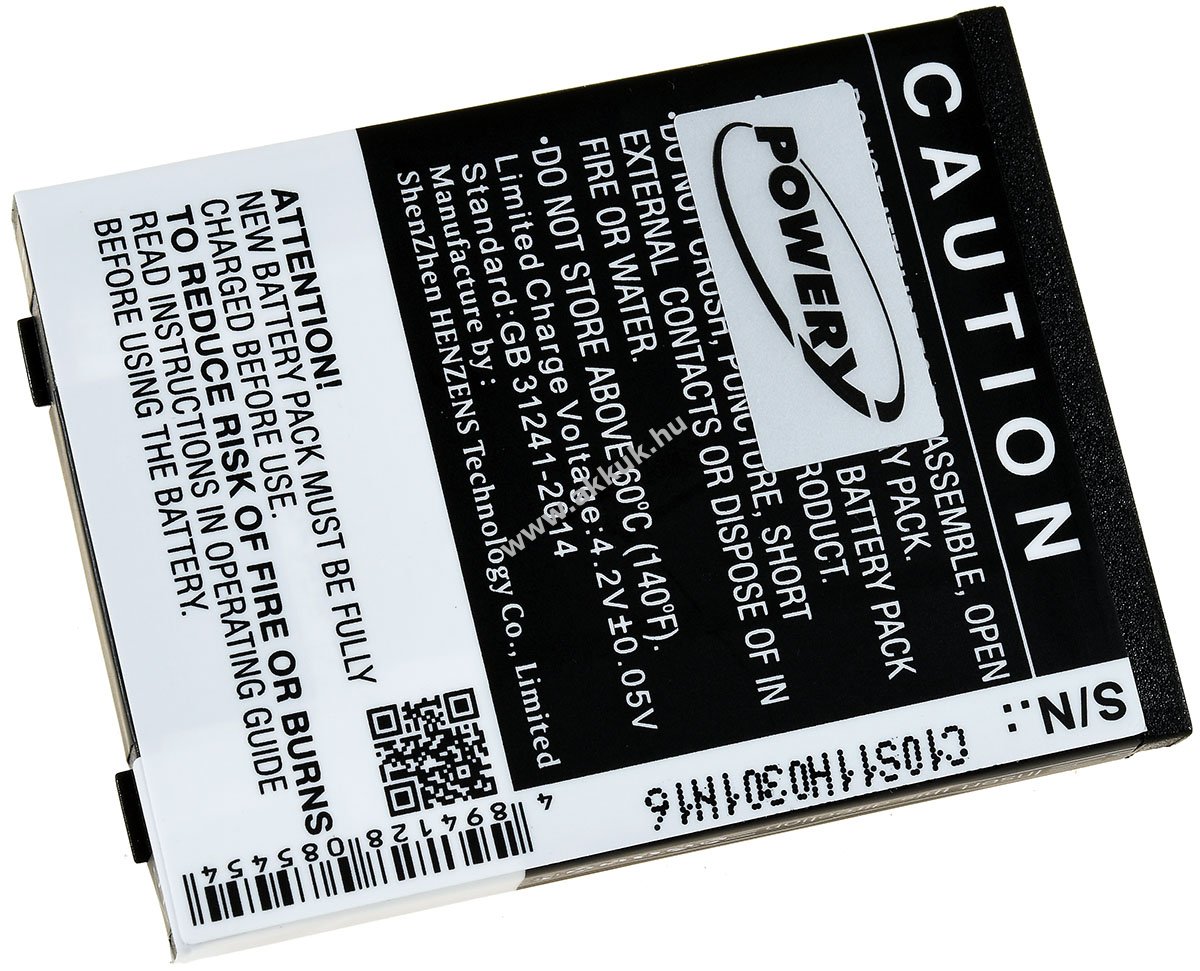 Helyettesítő akku Emporia típus AK-V88(V1.0) 1150mAh Li-Ion