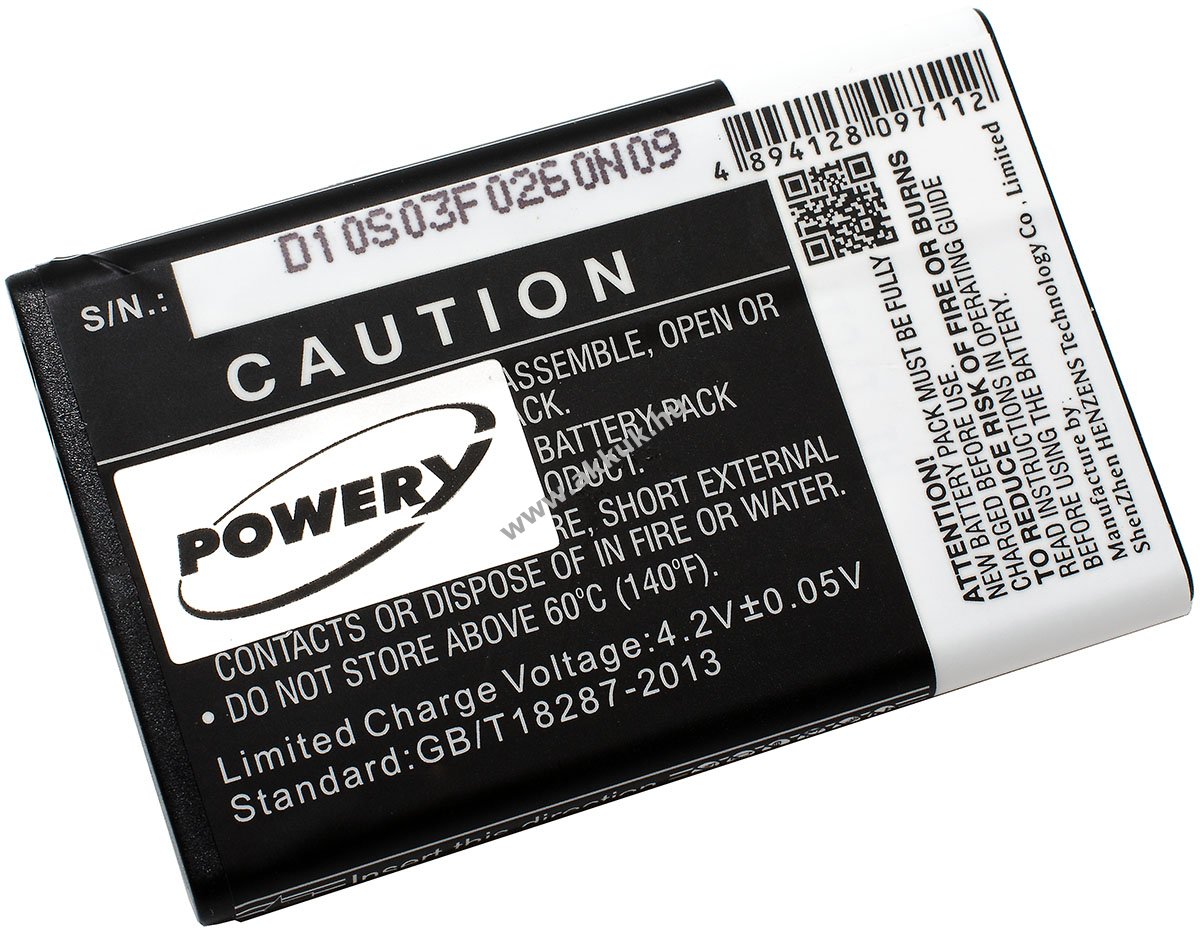 Helyettesítő akku Kazam Life B2 900mAh Li-Ion