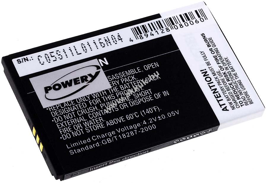 Helyettesítő akku MyPhone 6500 1000mAh Li-Ion