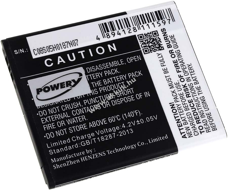 Helyettesítő akku MyPhone típus BM-01 1800mAh Li-Ion
