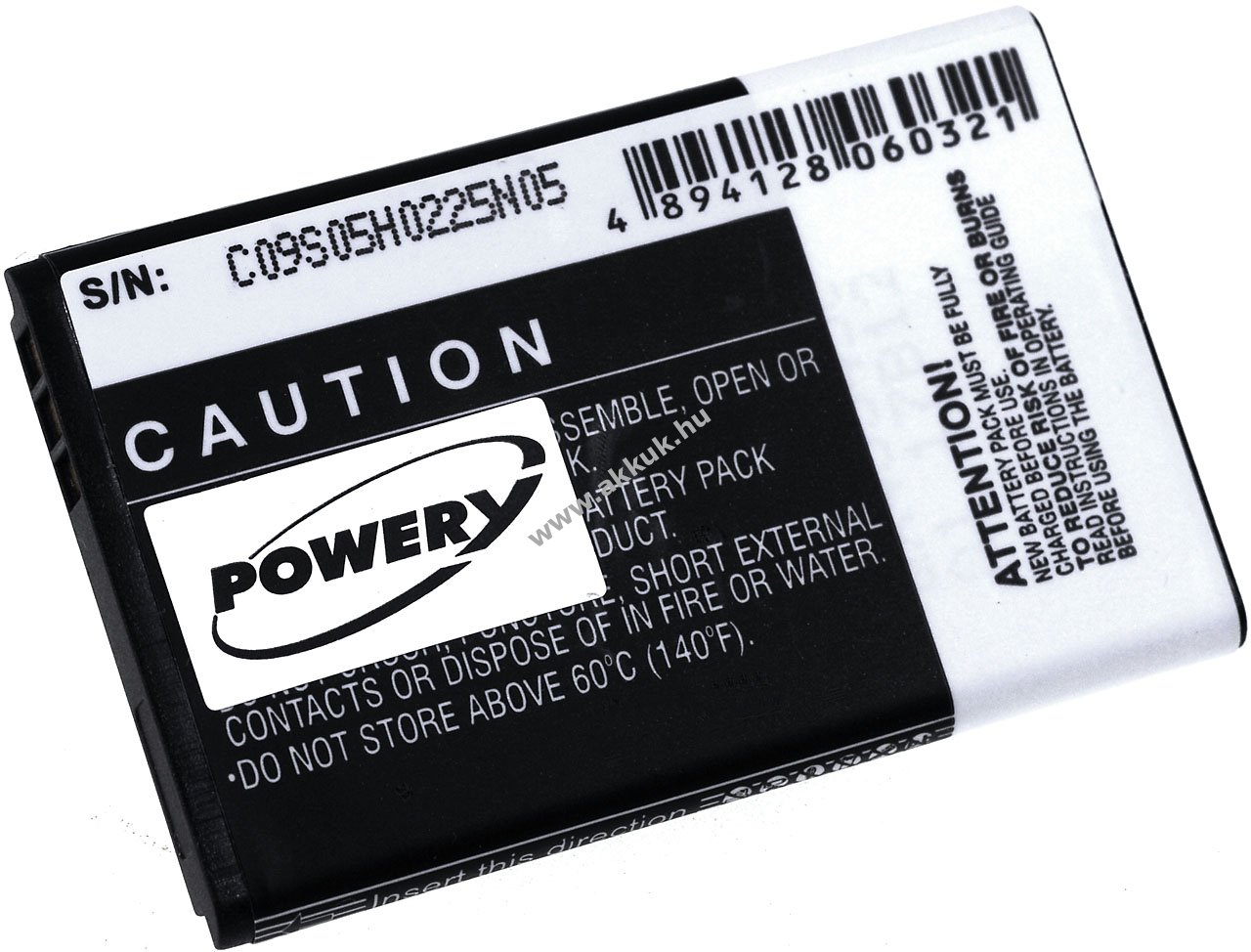 Helyettesítő akku MyPhone típus MP-U-2 900mAh Li-Ion