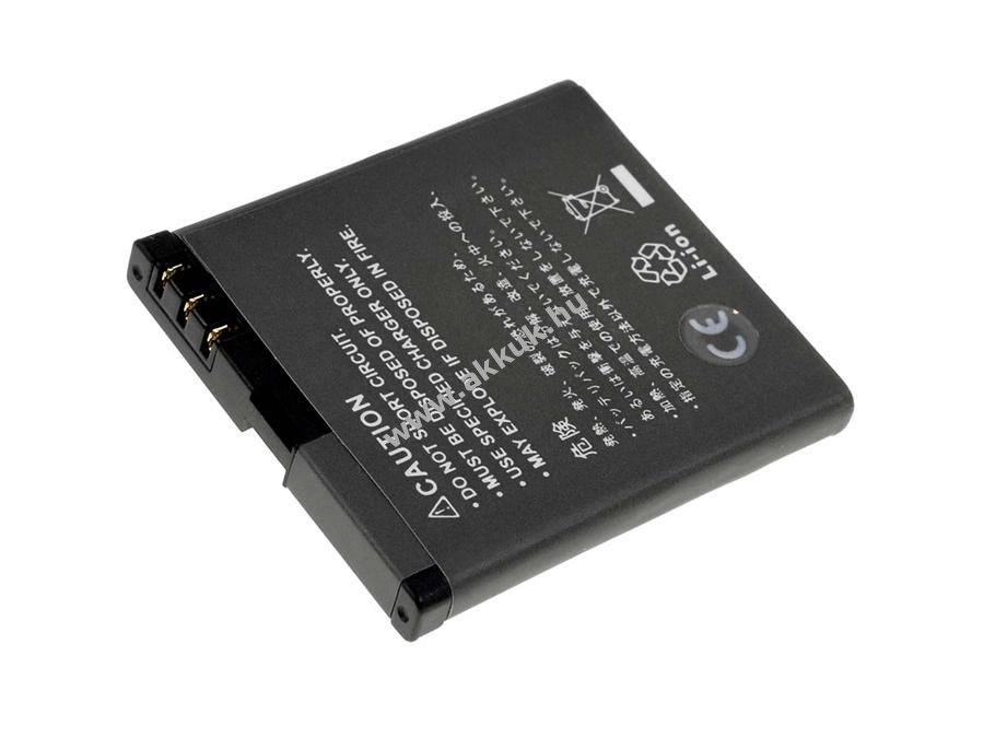 Helyettesítő akku Nokia N85 1000mAh Li-Ion