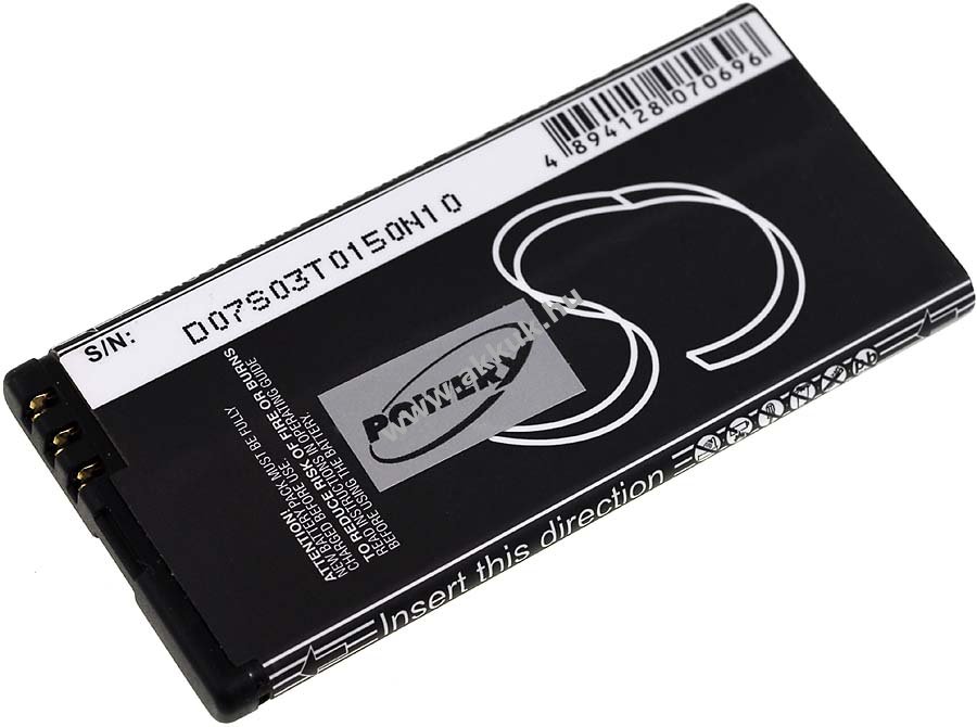 Helyettesítő akku Nokia Lumia 820.2 1200mAh Li-Ion