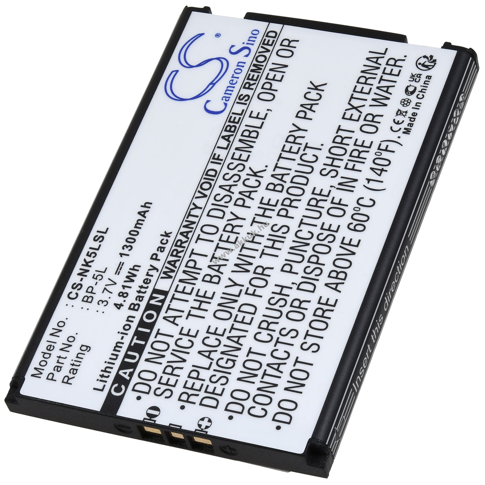 Helyettesítő akku Nokia 9500 Communicator 1300mAh Li-Polymer
