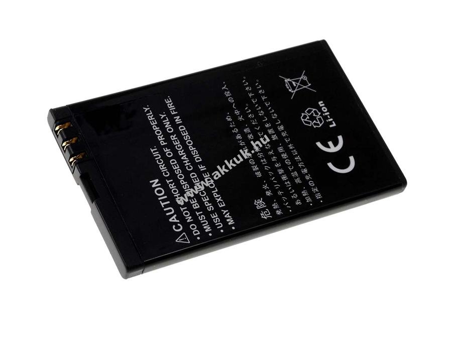 Helyettesítő akku Nokia típus BL-4U 700mAh Li-Ion