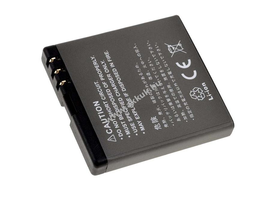 Helyettesítő akku Nokia típus BL-6Q 800mAh Li-Ion