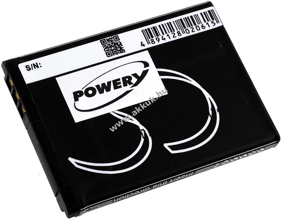 Helyettesítő akku Sagem típus SA1-SN1 750mAh Li-Ion