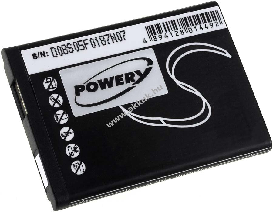 Helyettesítő akku Sagem típus 188973731 650mAh Li-Ion