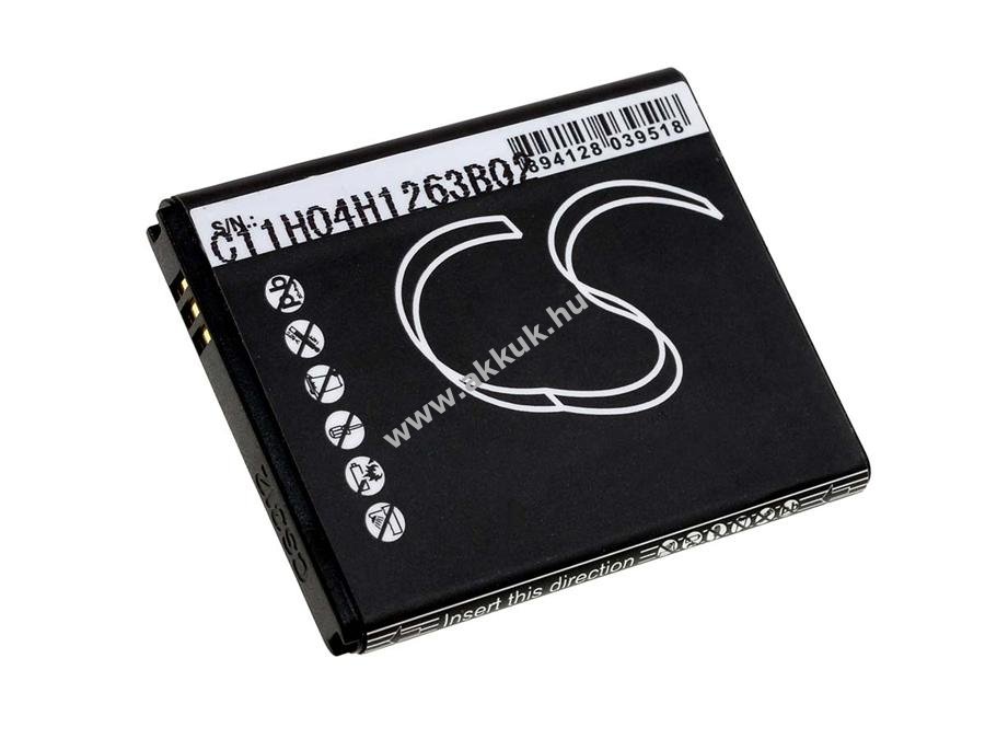 Helyettesítő akku Samsung GT-S5250 1000mAh Li-Ion