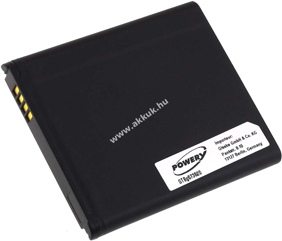 Helyettesítő akku Samsung S5 Zoom 2000mAh Li-Ion