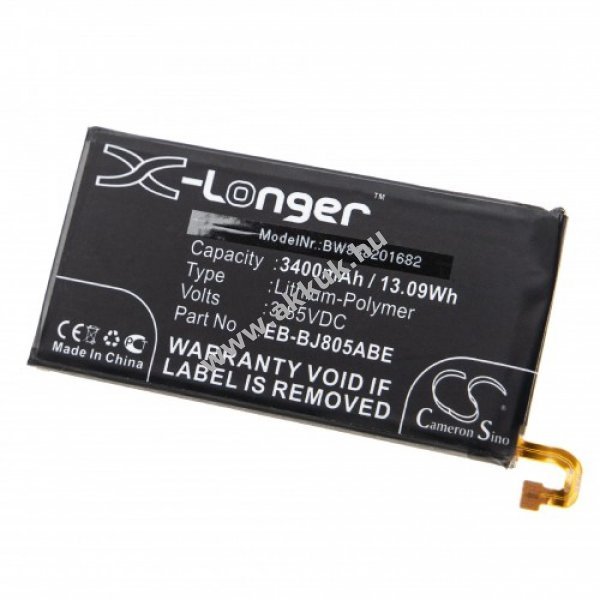Helyettesítõ akku Samsung Galaxy Jean típus EB-BJ805ABE 3400mAh Li-Po