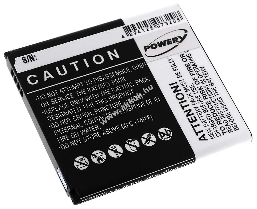 Helyettesítő akku Samsung SPH-L720 NFC 2600mAh Li-Ion