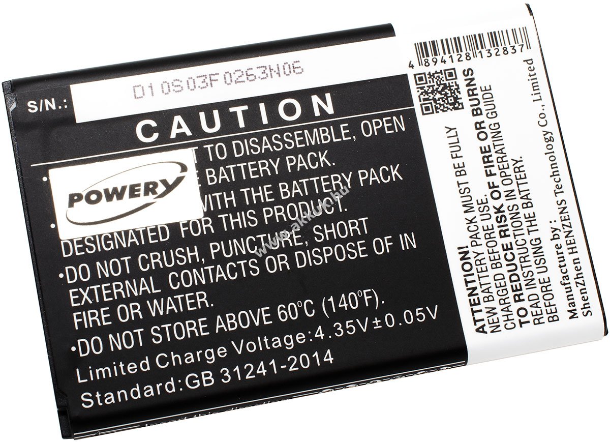 Helyettesítő mobiltelefon akku Samsung SM-N7506V NFC-Chip 3100mAh Li-Ion