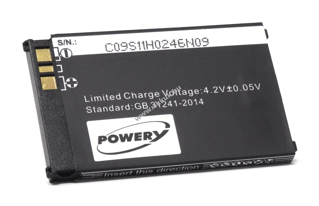 Helyettesítő akku Sharp GX-F200 950mAh Li-Ion