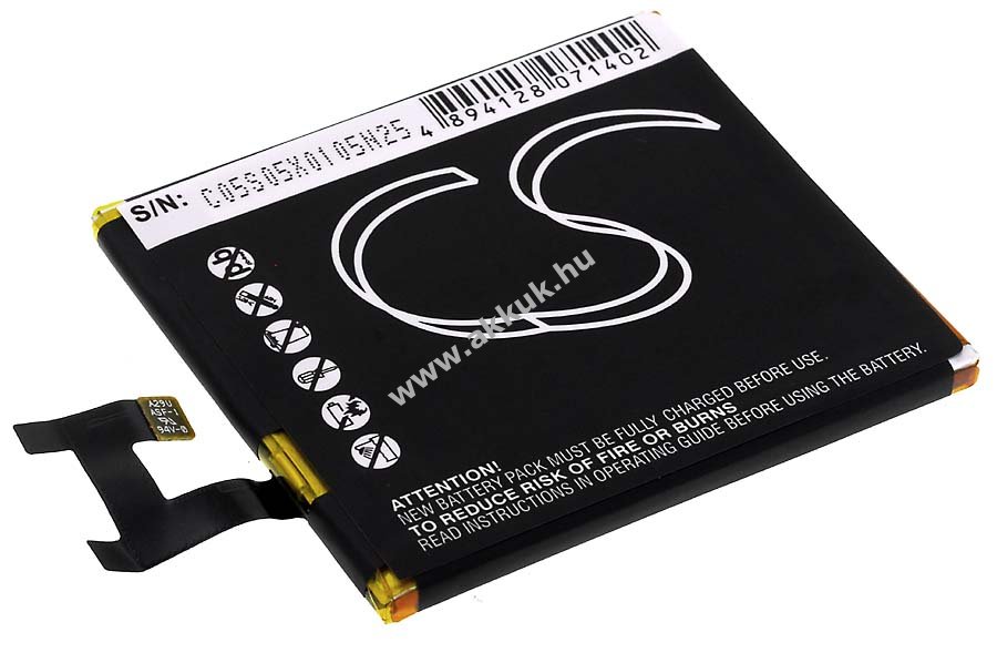 Helyettesítő akku Sony-Ericsson Xperia Z 2600mAh Li-Polymer
