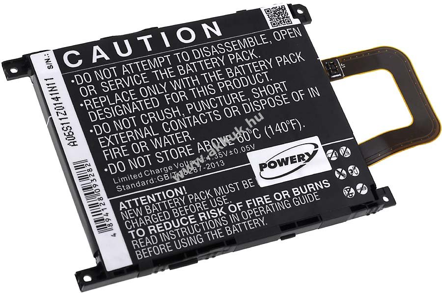 Helyettesítő akku Sony Ericsson típus LIS1532ERPC 3000mAh Li-Polymer