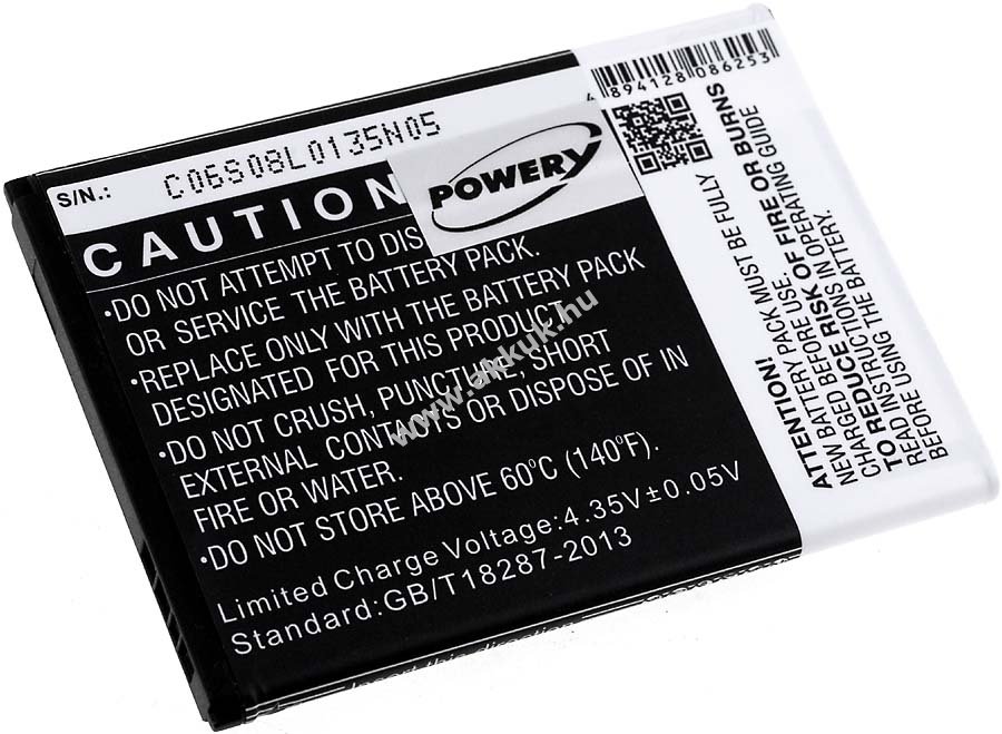 Helyettesítő akku TCL típus TLi019B2 2000mAh Li-Ion